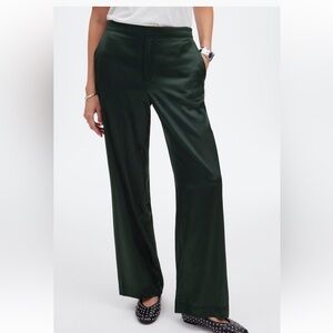 Madewell Dark Green Straight Leg Pants